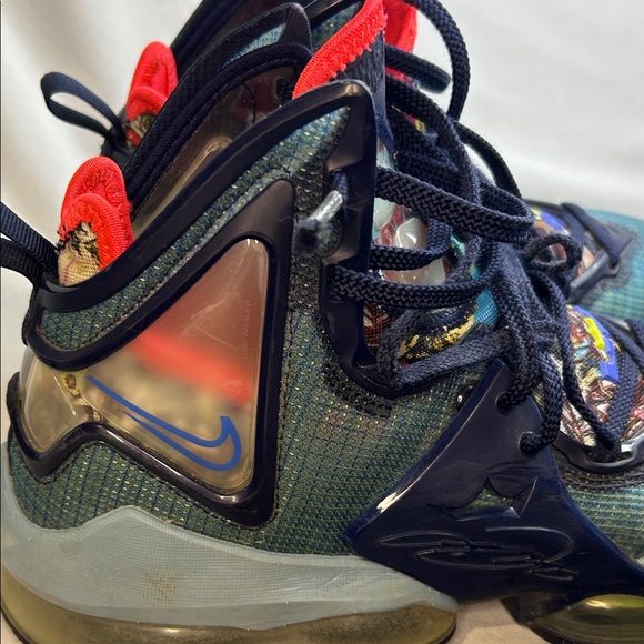 Nike LeBron 19 'Fast Food - Dutch Blue' basketball shoes. Size US 6.5 - Picture 4 of 14